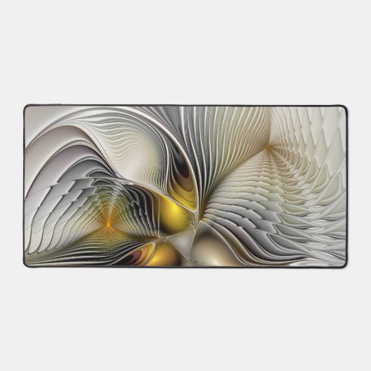 Optische Illusie Abstract 3D Fractal Met Diepte Bureaumat (Voorkant)