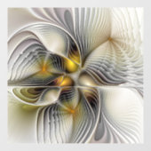Optische Illusie Abstract 3D Fractal Met Diepte Raamsticker (Vel)