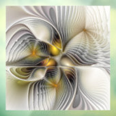 Optische Illusie Abstract 3D Fractal Met Diepte Raamsticker (Vel 3)