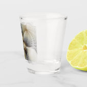 Optische Illusie Abstract 3D Fractal Met Diepte Shot Glas (Rechts)