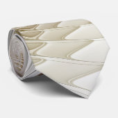 Optische Illusie Abstract 3D Fractal Met Diepte Stropdas (Opgerold)