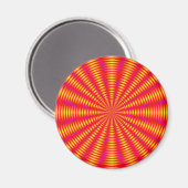 Optische illusie abstract ontwerp. magneet (Voorkant / Achterkant)
