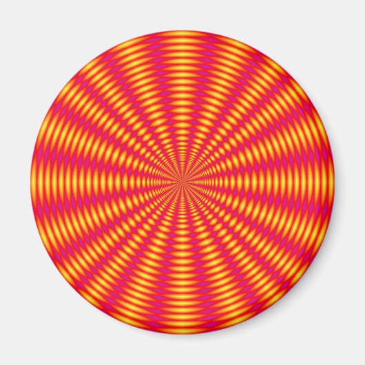 Optische illusie abstract ontwerp. magneet (Voorkant)
