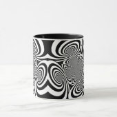 Optische Illusie Abstract Ontwerp Mok (Midden)