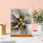 Optische illusie Abstracte 3D fractal met diepte Acryl Bord (Huwelijk)