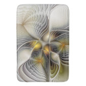 Optische illusie Abstracte 3D fractal met diepte Badmat (Voorkant Verticaal)