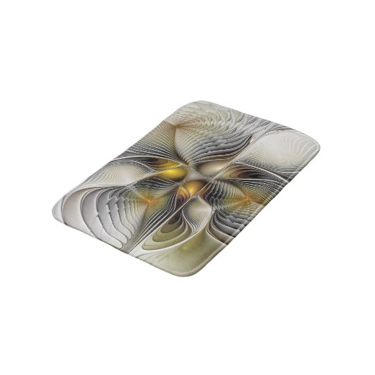 Optische illusie Abstracte 3D fractal met diepte Badmat (Gekanteld)