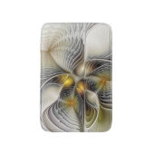 Optische illusie Abstracte 3D fractal met diepte Badmat (Voorkant Verticaal)