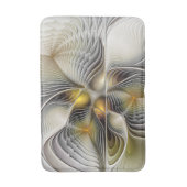 Optische illusie Abstracte 3D fractal met diepte Badmat (Voorkant Verticaal)