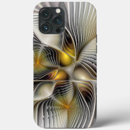 Optische illusie Abstracte 3D fractal met diepte Case-Mate iPhone Case