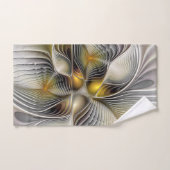 Optische illusie Abstracte 3D fractal met diepte Handdoek (Handdoek)