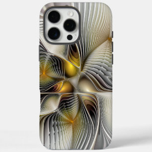 Optische Illusie Abstracte 3D Fractal Met Diepte iPhone 16 Pro Max Hoesje