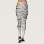 Optische illusie Abstracte 3D fractal met diepte Leggings (Achterkant)