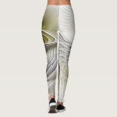 Optische illusie Abstracte 3D fractal met diepte Leggings (Achterkant)