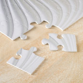 Optische illusie Abstracte 3D fractal met diepte Legpuzzel (Zijkant)