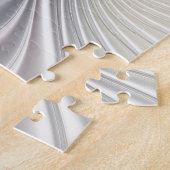 Optische illusie Abstracte 3D fractal met diepte Legpuzzel (Zijkant)