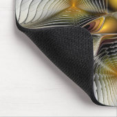 Optische illusie Abstracte 3D fractal met diepte Muismat (Hoek)