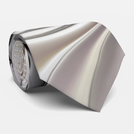 Optische illusie Abstracte 3D fractal met diepte Stropdas (Opgerold)