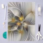 Optische Illusie Abstracte 3D Fractal Met Diepte Tissuepapier (Craft)