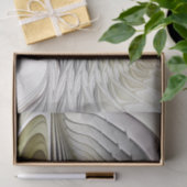 Optische illusie Abstracte 3D fractal met diepte Tissuepapier (Geschenk)