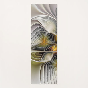 Optische illusie Abstracte 3D fractal met diepte Yogamat