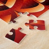Optische illusie abstracte achtergrond legpuzzel (Zijkant)
