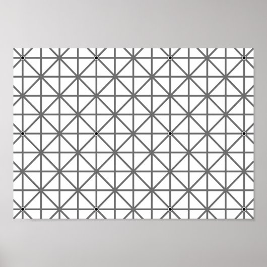 optische illusie achtergrondstructuurstructuurstru poster (Voorkant)
