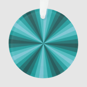 Optische illusie Aqua Acryl Ornament