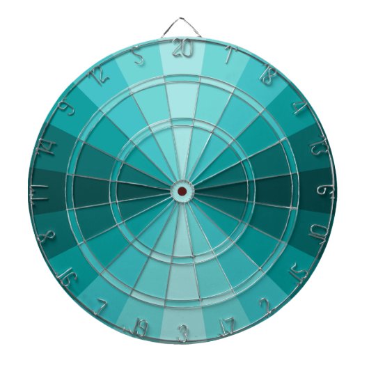 Optische Illusie Aqua Dartbord (Voorkant)