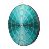 Optische Illusie Aqua Dartbord (Voorkant Rechts)