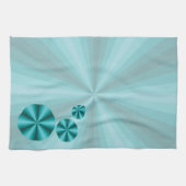 Optische Illusie Aqua Handdoek (Horizontaal)