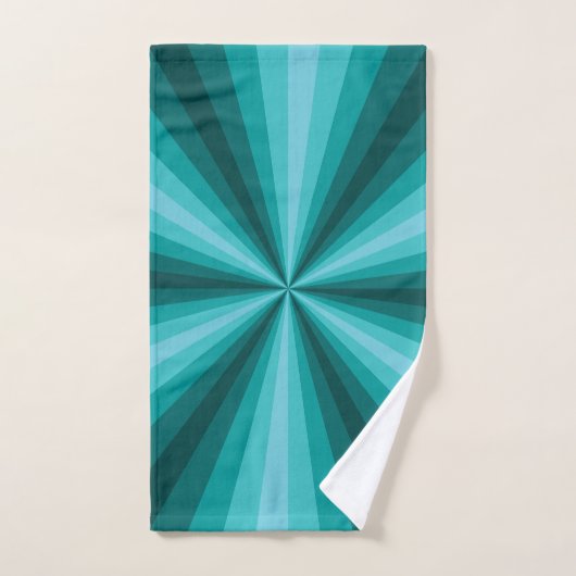 Optische illusie Aqua-handdoekset Bad Handdoek (Handdoek)