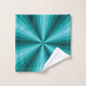 Optische illusie Aqua-handdoekset Bad Handdoek (Wasdoekje)