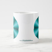 Optische illusie Aqua Mok (Voorkant)