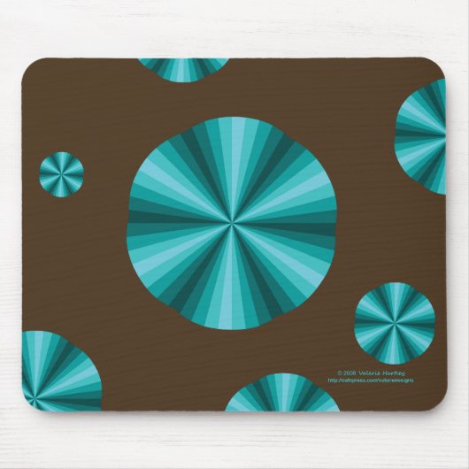 Optische Illusie Aqua Muismat (Voorkant)