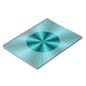 Optische Illusie Aqua Notitieboek (Linkerzijde)
