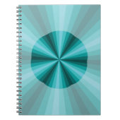 Optische Illusie Aqua Notitieboek (Voorkant)
