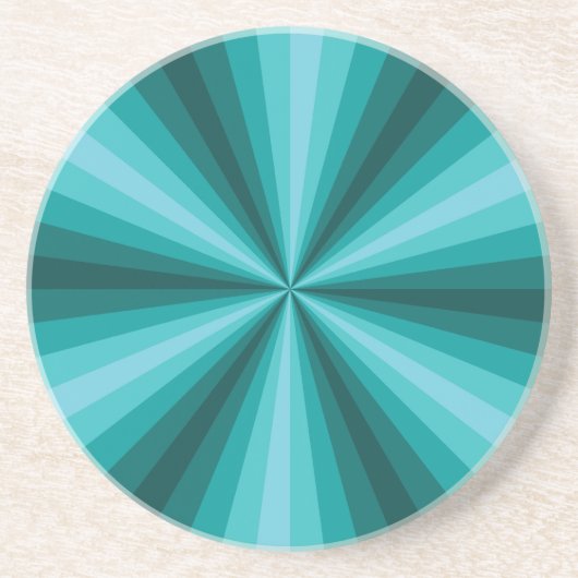 Optische Illusie Aqua Onderzetter (Voorkant)