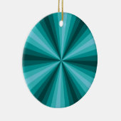 Optische illusie Aqua Ornament (Rechts)
