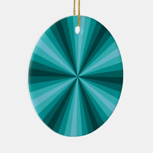 Optische illusie Aqua Ornament (Rechts)