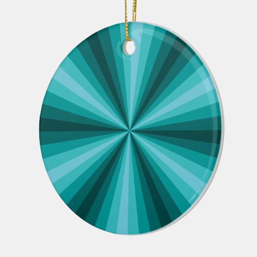 Optische illusie Aqua Ornament (Links)