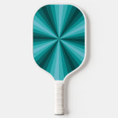 Optische Illusie Aqua Pickleball Paddle (Voorkant)