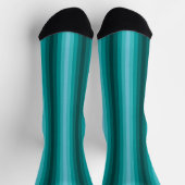 Optische Illusie Aqua Sokken (Top)