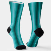 Optische Illusie Aqua Sokken (Gebogen)