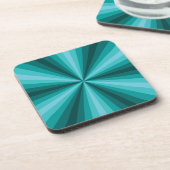 Optische illusie Aqua Square Onderzetter (Linkerzijde)