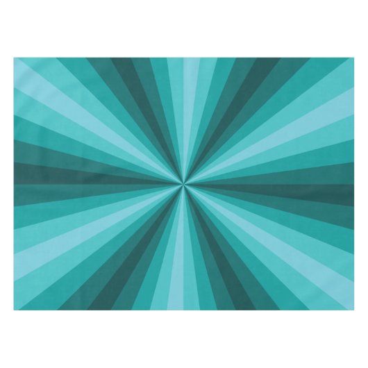 Optische Illusie Aqua Tafelkleed (Voorkant (Horizontaal))