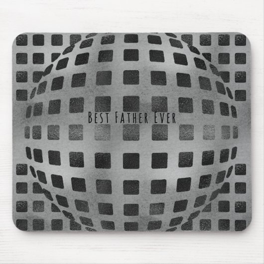 Optische illusie - Beste vader ooit - Mousepad Des Muismat (Voorkant)
