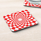 OPTISCHE ILLUSIE BIER ONDERZETTER (Linkerzijde)