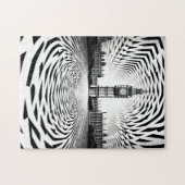 Optische illusie Big Ben puzzel (Horizontaal)