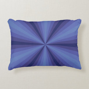 Optische illusie blauw Accent Pillow Decoratief Kussen